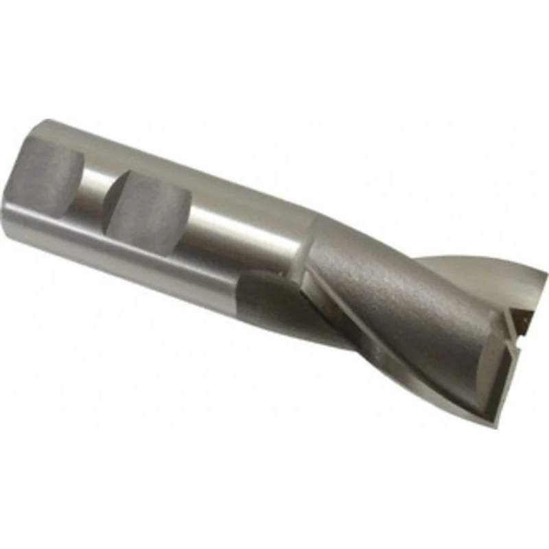 OSG 1-1/4, 1-5/8 LOC, 1 Shank Diam, 4-1/8 OAL, 2 Flute, Cobalt Square End Mill Single End, Uncoated, Spiral Flute, 30...